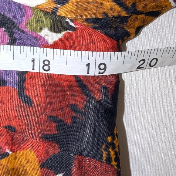 NWOT Farm Rio | Flower Tapestry Blouse in Cream & Black | Size XS - Picture 12 of 14